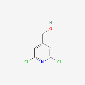2,6-Dichloropyridine-4-methanol chemical structure (CAS 101990-69-6)