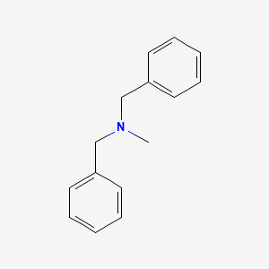 N-Benzyl-N-methyl-1-phenylmethanamine chemical structure (CAS 102-05-6)