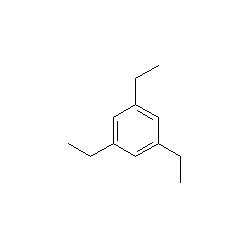 1,3,5-Triethylbenzene chemical structure (CAS 102-25-0)