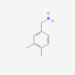 3,4-Dimethylbenzylamine chemical structure (CAS 102-48-7)