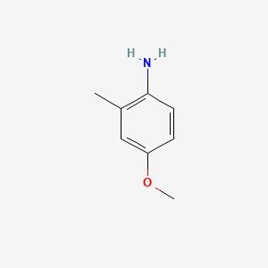 4-Methoxy-2-methylaniline chemical structure (CAS 102-50-1)