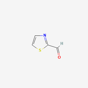 Thiazole-2-carbaldehyde chemical structure (CAS 10200-59-6)