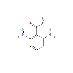 2,6-Diaminobenzoic acid chemical structure (CAS 102000-59-9)
