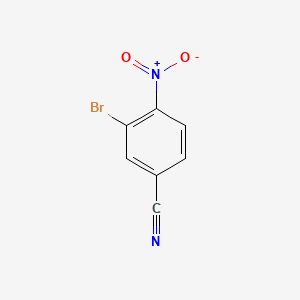 3-Bromo-4-nitrobenzonitrile chemical structure (CAS 102000-73-7)
