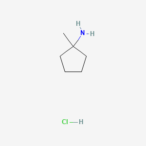 1-Methylcyclopentanamine hydrochloride chemical structure (CAS 102014-58-4)