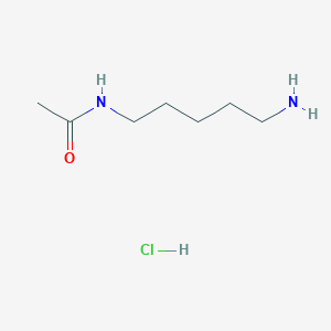 N-(5-Aminopentyl)acetamide hydrochloride chemical structure (CAS 102029-76-5)