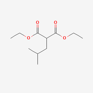 Diethyl isobutylmalonate chemical structure (CAS 10203-58-4)