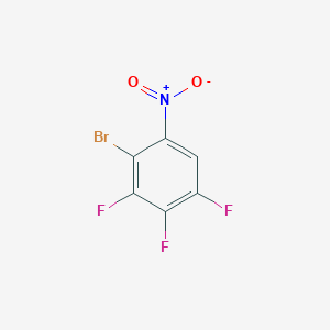 2-Bromo-3,4,5-trifluoro-1-nitrobenzene chemical structure (CAS 1020718-01-7)