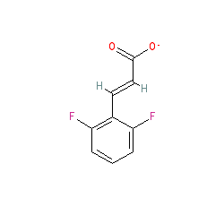 (E)-3-(2,6-Difluorophenyl)acrylic acid chemical structure (CAS 102082-89-3)