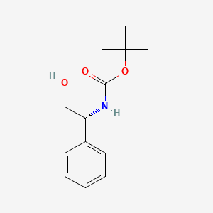 Boc-D-Phenylglycinol chemical structure (CAS 102089-74-7)