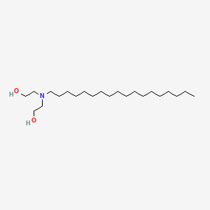 2,2'-(Octadecylazanediyl)diethanol （contains Palmityldiethanolamine） chemical structure (CAS 10213-78-2)