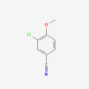 3-Chloro-4-methoxybenzonitrile chemical structure (CAS 102151-33-7)