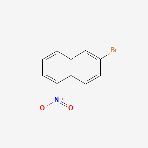 6-Bromo-1-nitronaphthalene chemical structure (CAS 102153-48-0)