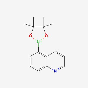 5-Quinolineboronic Acid Pinacol Ester chemical structure (CAS 1021868-08-5)