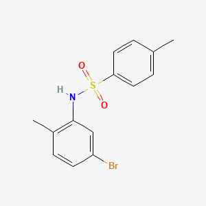 N-(5-Bromo-2-methylphenyl)-4-methylbenzenesulfonamide chemical structure (CAS 1022243-82-8)