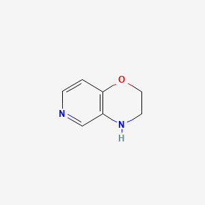 3,4-Dihydro-2H-pyrido[4,3-b][1,4]oxazine chemical structure (CAS 102226-41-5)