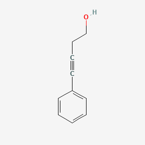 4-Phenylbut-3-yn-1-ol chemical structure (CAS 10229-11-5)