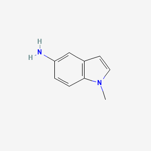 1-Methyl-1H-indol-5-amine chemical structure (CAS 102308-97-4)