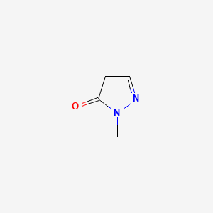 1-Methyl-1H-pyrazol-5(4H)-one chemical structure (CAS 10234-66-9)