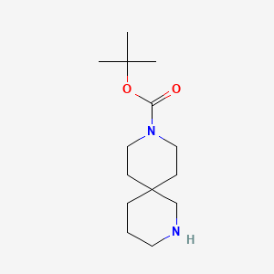9-Boc-2,9-diazaspiro[5.5]undecane chemical structure (CAS 1023595-19-8)