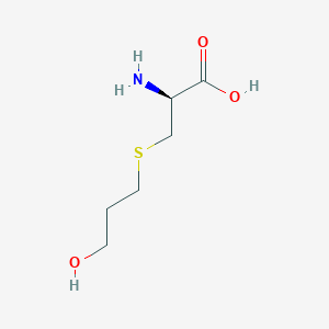 (S)-2-Amino-3-((3-hydroxypropyl)thio)propanoic acid chemical structure (CAS 1023971-10-9)