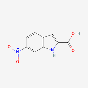 6-Nitro-1H-indole-2-carboxylic acid chemical structure (CAS 10242-00-9)