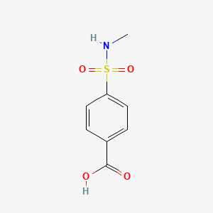 4-(N-Methylsulfamoyl)benzoic acid chemical structure (CAS 10252-63-8)