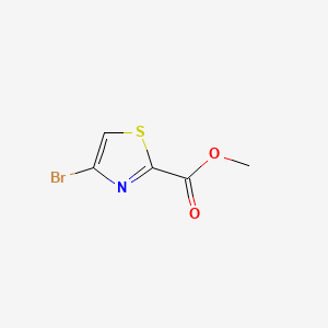 Methyl-4-bromothiazole-2-carboxylate chemical structure (CAS 1025468-06-7)