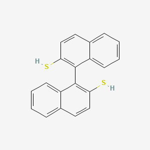 [1,1'-Binaphthalene]-2,2'-dithiol chemical structure (CAS 102555-71-5)