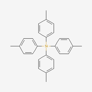 Tetra-p-tolylsilane chemical structure (CAS 10256-83-4)