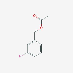 3-Fluorobenzyl acetate chemical structure (CAS 102606-95-1)