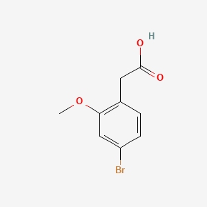 2-(4-Bromo-2-methoxyphenyl)acetic acid chemical structure (CAS 1026089-09-7)