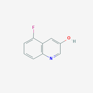 5-Fluoroquinolin-3-ol chemical structure (CAS 1026265-04-2)