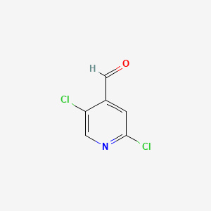 2,5-Dichloroisonicotinaldehyde chemical structure (CAS 102645-33-0)