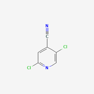 2,5-Dichloroisonicotinonitrile chemical structure (CAS 102645-35-2)