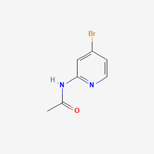 N-(4-Bromopyridin-2-yl)acetamide chemical structure (CAS 1026796-81-5)