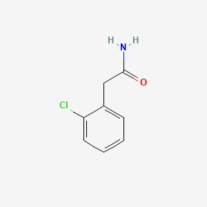 2-(2-Chlorophenyl)acetamide chemical structure (CAS 10268-06-1)