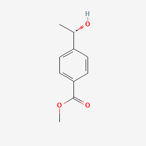 Methyl (S)-4-(1-hydroxyethyl)benzoate chemical structure (CAS 102681-71-0)