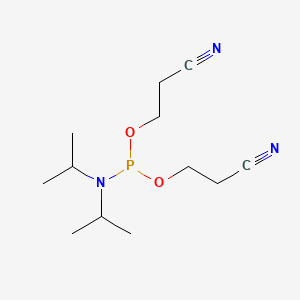 Bis(2-cyanoethyl) diisopropylphosphoramidite chemical structure (CAS 102690-88-0)