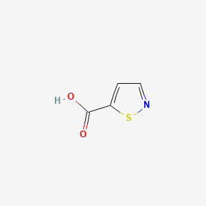 Isothiazole-5-carboxylic acid chemical structure (CAS 10271-85-9)