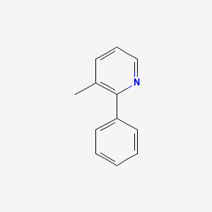 3-Methyl-2-phenylpyridine chemical structure (CAS 10273-90-2)