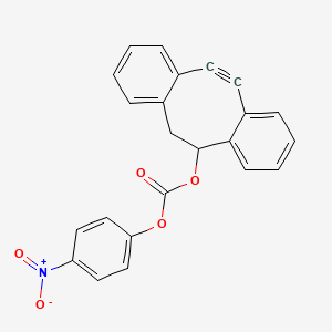 11,12-Didehydro-5,6-dihydrodibenzo[a,e]cycloocten-5-yl 4-nitrophenyl carbonate chemical structure (CAS 1027338-09-5)