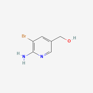 (6-Amino-5-bromopyridin-3-yl)methanol chemical structure (CAS 1027785-19-8)