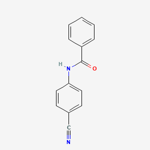 N-(4-Cyanophenyl)benzamide chemical structure (CAS 10278-46-3)