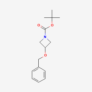 tert-Butyl 3-(benzyloxy)azetidine-1-carboxylate chemical structure (CAS 1027995-71-6)