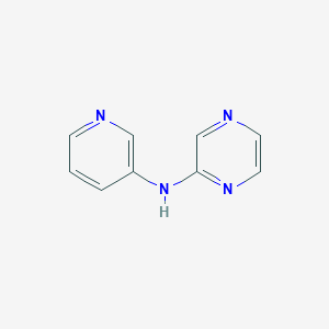 N-(Pyridin-3-yl)pyrazin-2-amine chemical structure (CAS 1028223-88-2)