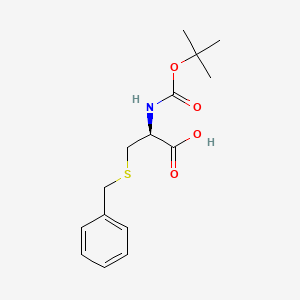 N-Boc-S-benzyl-D-cysteine chemical structure (CAS 102830-49-9)