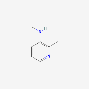 N,2-Dimethylpyridin-3-amine chemical structure (CAS 102843-68-5)