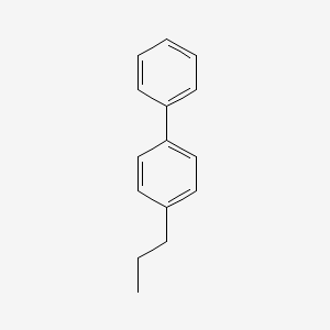 4-Propyl-1,1'-biphenyl chemical structure (CAS 10289-45-9)