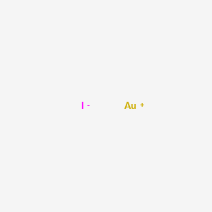 Gold(I) iodide chemical structure (CAS 10294-31-2)